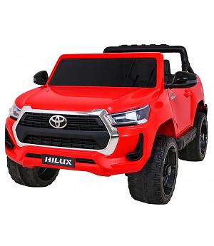 Coche para niños Toyota Hilux batería 12v, 2 plazas, 4X 12v, rojo + 4x4 + RC, INDA457-RA-HL860.CR